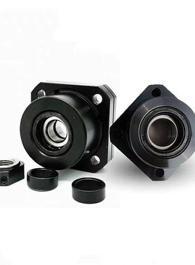 丝杠02/12/01丝杆C-BRW固定座11轴承LEB03-10/12/15/20/25/6/8-30