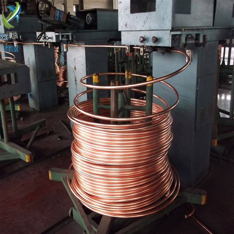 深圳供应中央空调专用TU1紫铜盘管 8*1无缝精密铜管环保无氧铜管