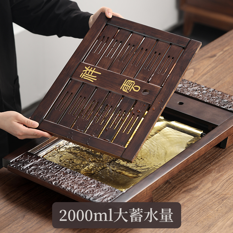 功夫茶具套装家用一整套轻奢客厅小型自动茶盘茶台烧水壶一体