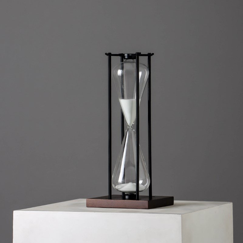 2025新款沙漏计时器30分60分钟创意复古客厅摆件时间流沙漏斗