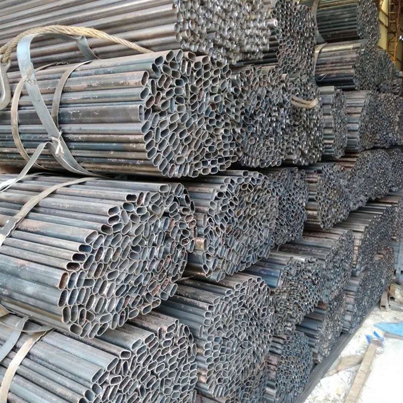 平椭圆管15x30毫米扶手钢管20*40mm护栏管40L*80家俱扁铁管50乘10