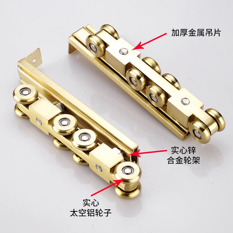 金属定制吊移门吊轮推p拉门轨道滑吊轨导轨门滑轨吊玻璃实木门滑