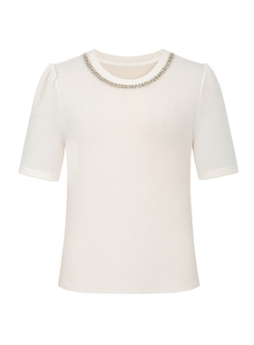 【时菲菲】商场同款春季新品柔软醋酸针织衫N033A51268