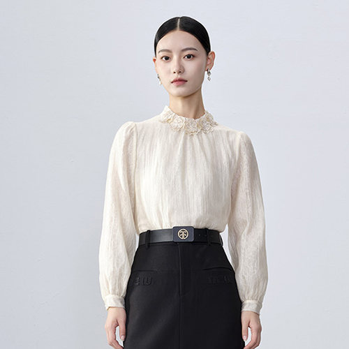 【时菲菲】商场同款春秋新品微宽松H型上衣N021A41606