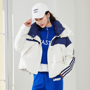 短款 冬季 商场同款 撞色拼接鹅绒服D1010B34912 时菲菲