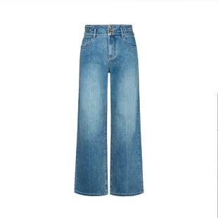 【时菲菲】商场同款春秋款高腰提臀显瘦牛仔裤N131A41029