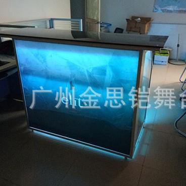 party临时酒水冰桶折叠吧桌铝合金移动带轮子发光吧台