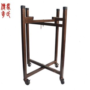 马氏传奇金属鼓架 桔纹古铜色鼓架 喷塑鼓架12 14 16牛皮扁鼓鼓架