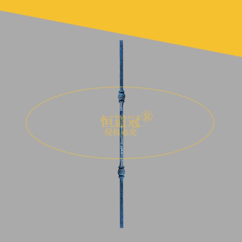 玛钢铸造楼梯花铁艺护栏花铸铁栏杆花球磨铸铁花R楼梯立柱杆可焊