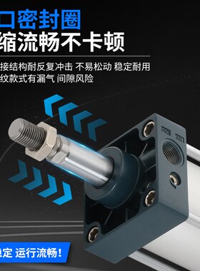 气动元件厂家SC32/40*50/6380-100X1N25S耐高温标准型气缸压缩