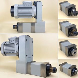 镗铣钻磨机床动力头2号BT30 莫氏MT3型主轴头电机组合 ER25 ER32