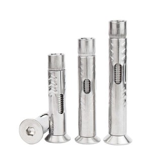 304不锈钢沉头内六m角广式 膨胀螺丝内膨胀螺栓内置拉爆MT6M8M10M1