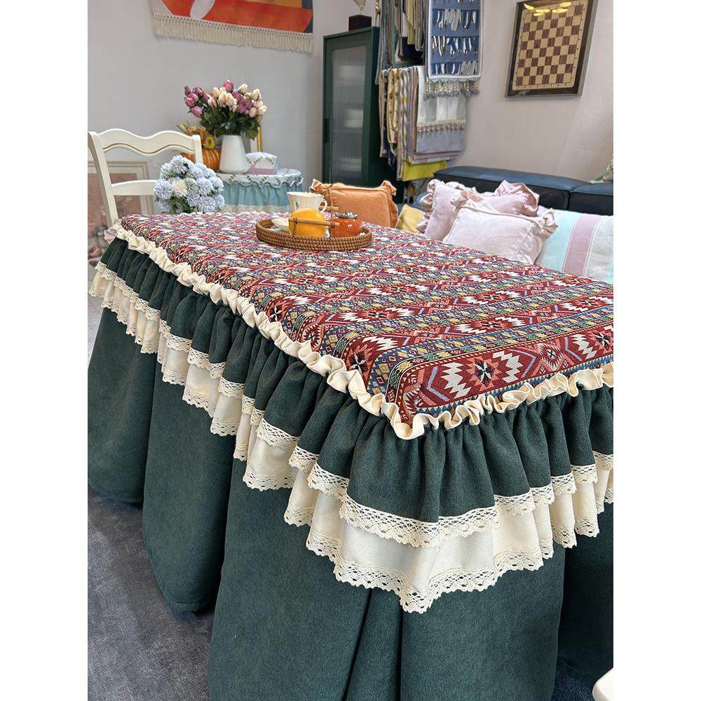 民族风森系桌布套正方长方形电暖炉烤火被子布套加绒加厚桌罩,居家布艺,烤火罩,淘宝优惠券,粉丝福利购,淘宝优惠卷