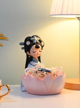 新中国风国风古风饰品创意家居饰品客厅入口钥匙储物乔迁礼物