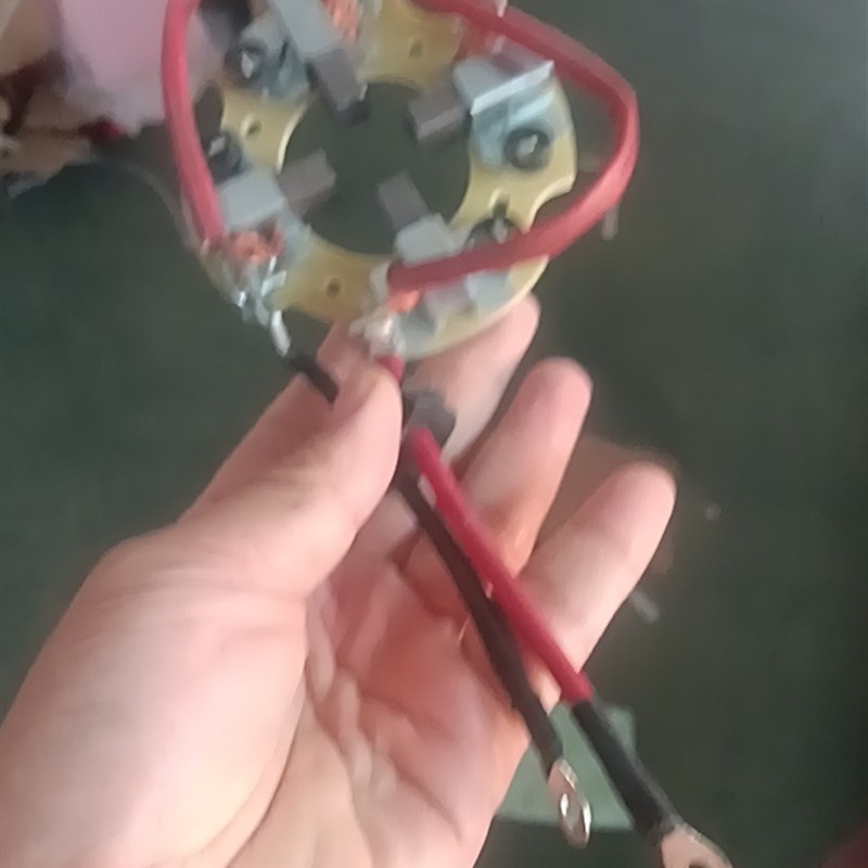中力小金刚电动搬运车F驱动电机碳刷架总成