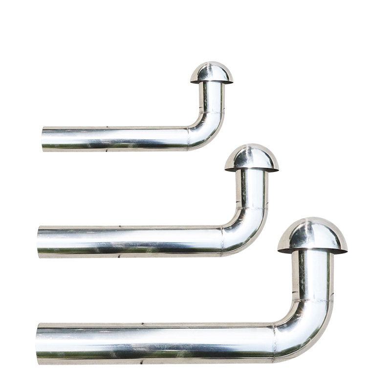 屋面不锈钢燃气热水器排气管出气孔E油烟机管罩防风屋顶防雨换罩