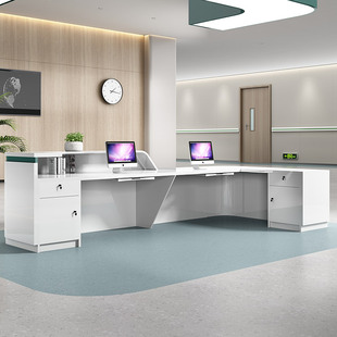 护士站工作台养老院中医口腔牙科门诊预检分诊台医院导医台导诊台