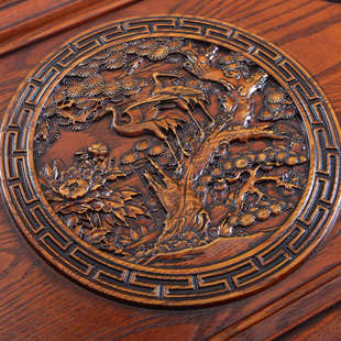 电表箱遮挡箱墙面装饰实木雕刻新中式电闸盒装饰挂画配电箱装饰画