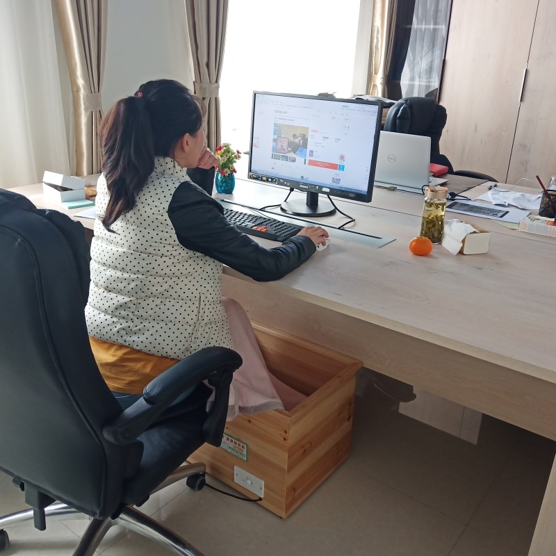 家用实木电火桶取暖器节能烤火炉省电火箱M学生暖脚器冬季烘火盆