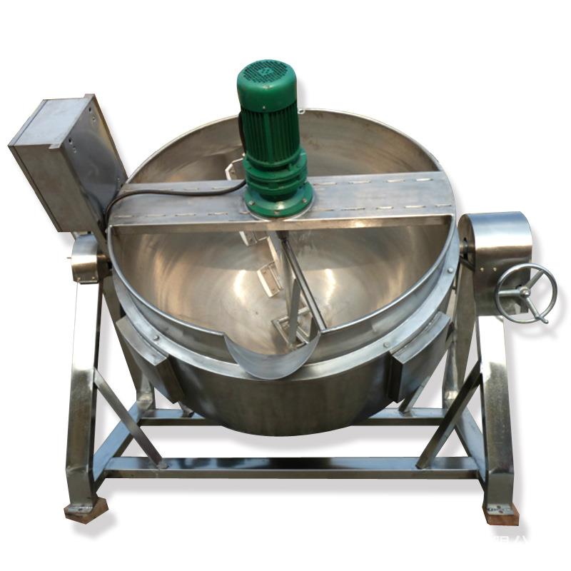 蒜蓉酱炒锅电加热用电的不锈钢酱料加工设备电加热夹层锅