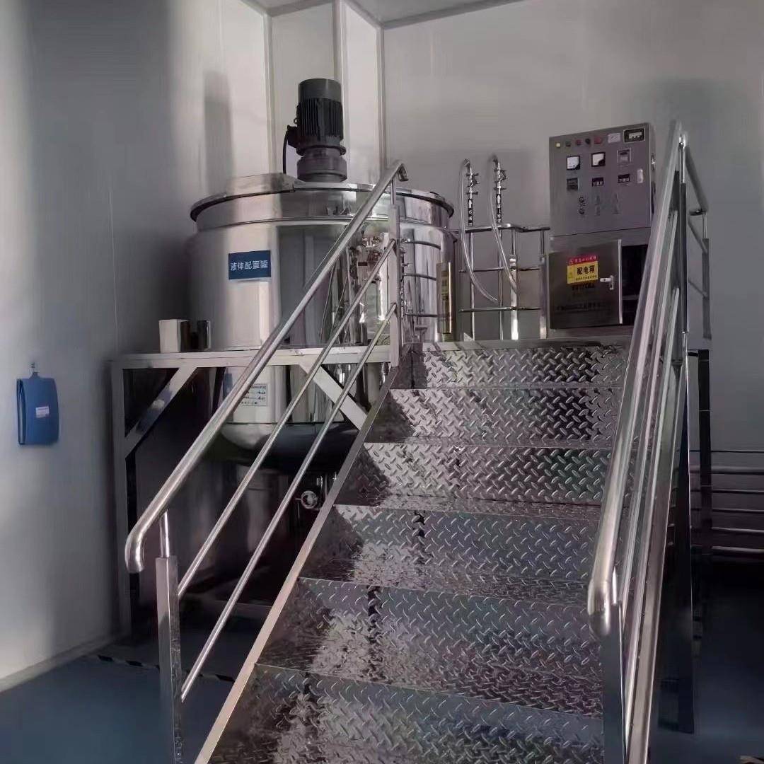 供应药膏软膏真空搅拌锅化妆品乳化均质搅拌机液洗锅真空乳化罐