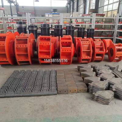推荐1145型制砂机配件冲击式打沙机合金刀头制砂机转子叶轮价格