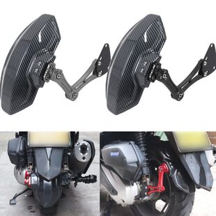 适用天鹰TT150布雷斯通极宙ADV150改装配件后挡泥板防水瓦防沙盾