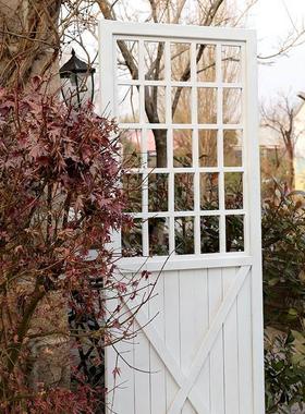 防腐木屏风门板户外隔断座屏栅栏院墙挂架花架庭院花园阳台装饰架