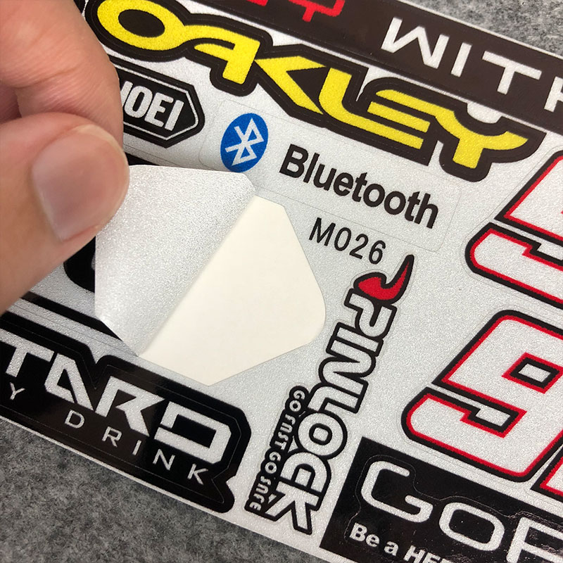 SOEI反光头盔贴纸镜片贴画改装马奎斯93号AGV装饰防水贴花