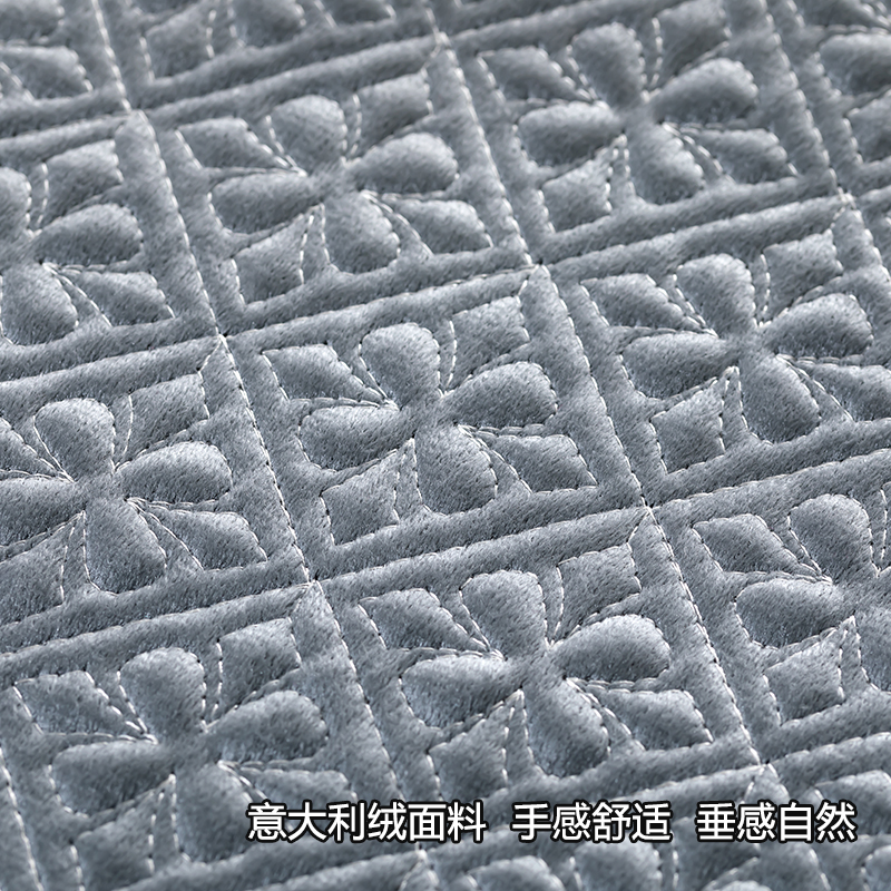 新布艺全包床头罩实木床头套加厚欧式皮床防尘罩1.5m1.8床保护套