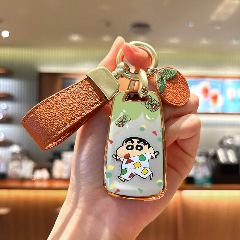 雪佛兰鲁兹钥匙套雪弗兰科沃兹汽车创酷赛欧3三专用壳包扣女