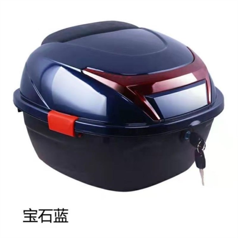 加厚大号电动车后备箱通用雅迪电瓶车踏板箱子工具箱后尾箱