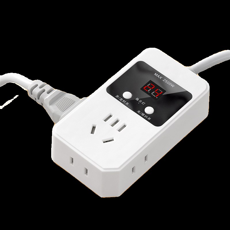 智能定时器插座定时开关时间控制转换器电瓶电动车充电自动断电源