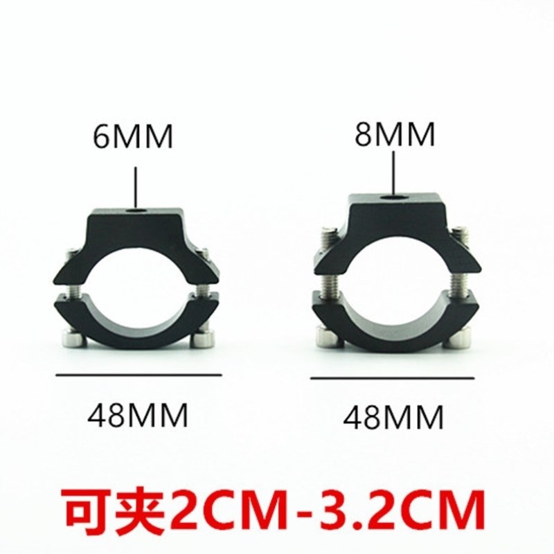 护杠车把管支架固定保险杆自行车车灯夹电动车射灯机车支架