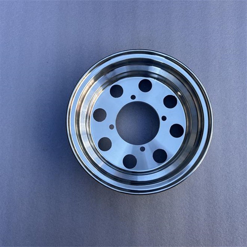 8/10/12寸八孔铝合金轮毂轮圈真空胎小猴子JC70铝轮毂改装