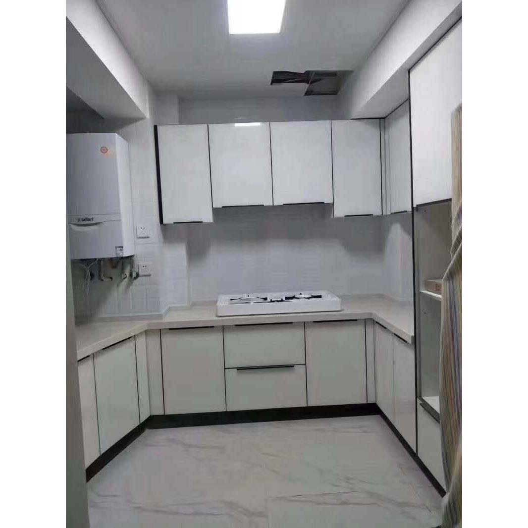 重庆橱柜门晶刚门金钢门橱柜门板定做订制模压门3c钢化玻璃柜门