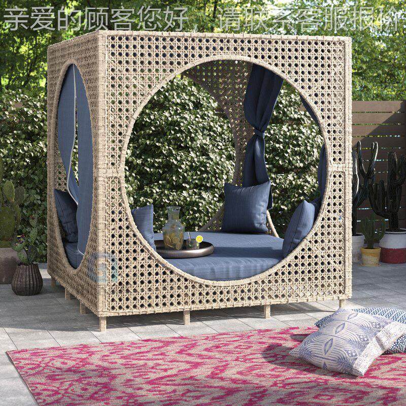 北户外躺外床760泳池藤编室阳台沙发床露天庭院鸟巢欧台沙滩床露,住宅家具,户外沙发,淘宝优惠券,粉丝福利购,淘宝优惠卷