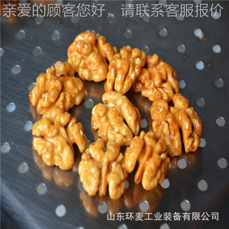 电磁人加热核琥备珀核桃仁设 全自动琥GCX珀桃仁设备 无需工衔接