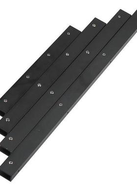 黑色扩展铝合金玻璃夹浴室隔断层压板固定夹支架玻璃打孔免夹