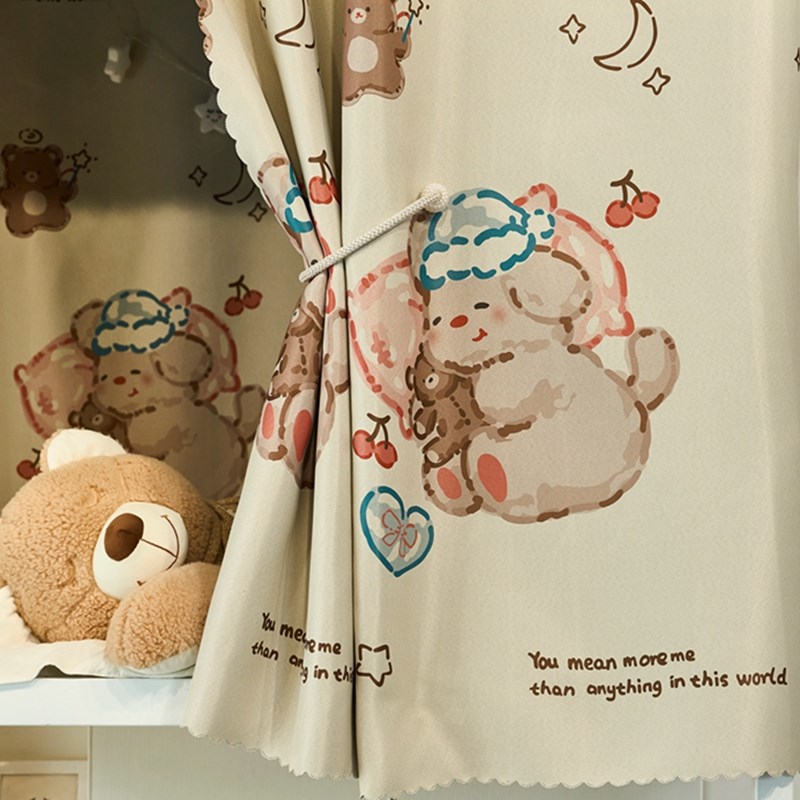 强遮光床帘学生宿舍专用加厚上铺寝室下铺女遮挡帘卡Z通窗帘床幔