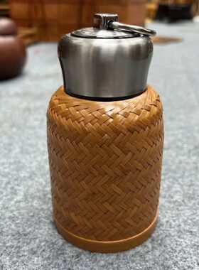 Z61编水杯保温杯热水壶便携杯子暖水瓶茶杯扣丝不锈钢