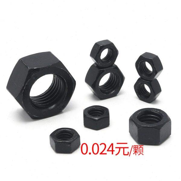 铠旺螺丝强度8.8级紧固件螺母碳钢发黑六角螺母,五金/工具,螺母,淘宝优惠券,粉丝福利购,淘宝优惠卷