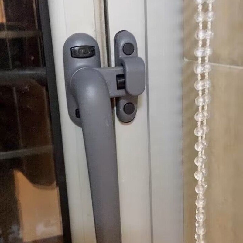 门窗执手锁扣老式50平开窗把手z断桥铝合金内外开窗户七字滚轮拉