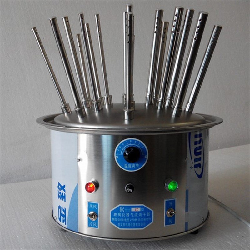 科瑞玻璃仪器气流干燥器 30孔调温型试管干燥机 玻璃烘干器厂家