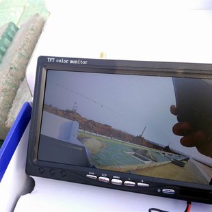 5.8G图传fpv接收显示器航拍高亮雪花屏套装 植保穿越机塔吊车遥控