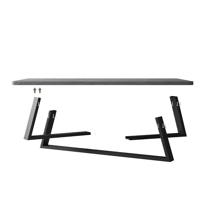 #岩板茶几家用小户型客厅长方形茶几桌2024新款轻奢感创意茶