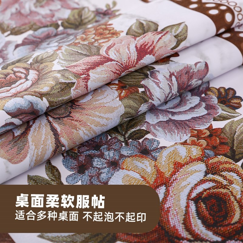 椭圆桌餐桌易打理桌布防水防油防烫免洗茶几布高级轻奢PVC2024年