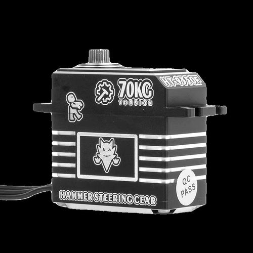 新款 HT 9350 F 锤子舵机 高压无刷70kg IPX8级防水 钢齿堵转保护