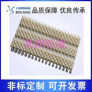 900防滑型网带模块止滑塑料传送带27.2节距塑料网链输送链板链轮