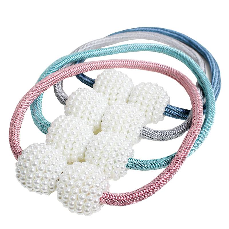 绑绳装饰c配件窗帘绑带磁铁一对窗帘扣窗帘绳系带绳子扎束带扎绳U